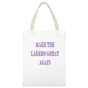 Make the Lakers Great Again Tshirt (all colors and styles available) White Canvas Tote Shopping Bag