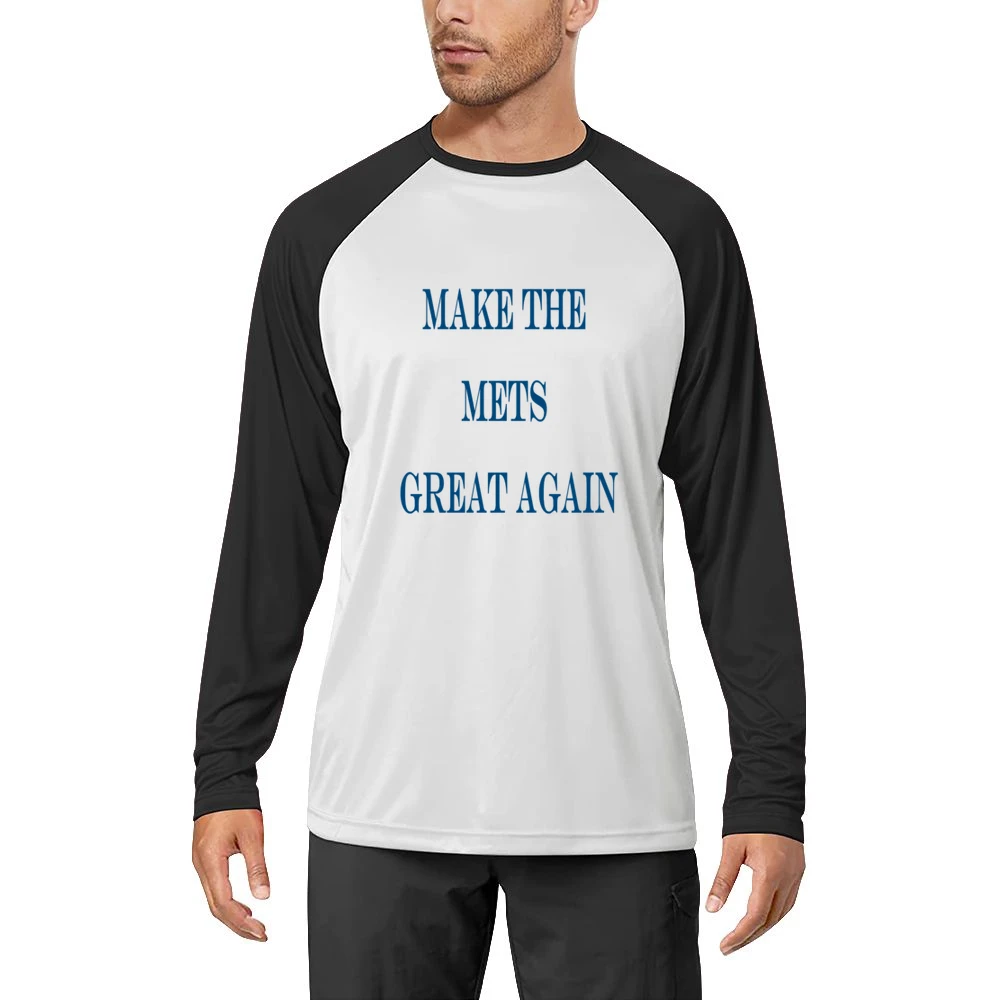Make the Mets Great Again Tshirt (all colors and styles available) Men Long Sleeve T-Shirt