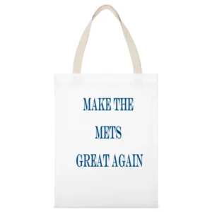 Make the Mets Great Again Tshirt (all colors and styles available) White Canvas Tote Shopping Bag