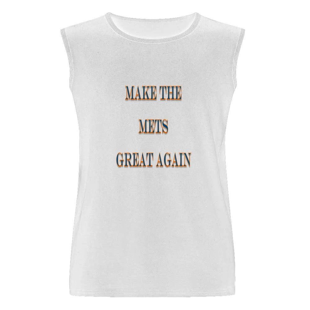 Make the Mets Great Again Tshirt (all styles and colors available) Men Sleeveless T-Shirt