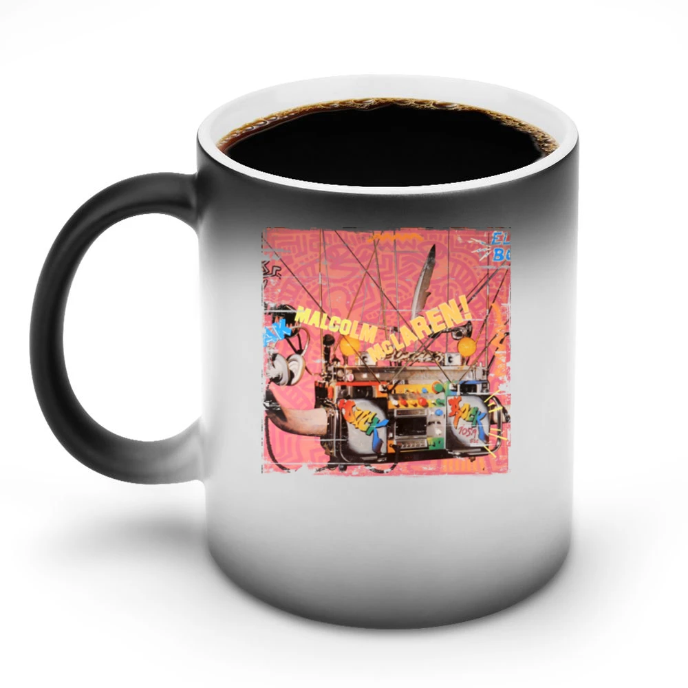 Malcolm Mclaren Duck Rock Album Cover Distressed Image Discoloration Mug
