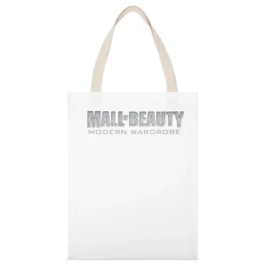 Mall Of Beauty Parody Video Game White Canvas Tote Shopping Bag