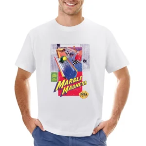 Marble Madness Sega Genesis Old School Retro Video Game Fan Distressed Asian Size Men T-Shirt