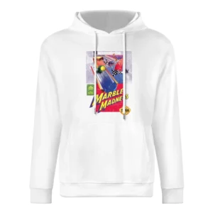 Marble Madness Sega Genesis Old School Retro Video Game Fan Distressed European Size Men Hoodie