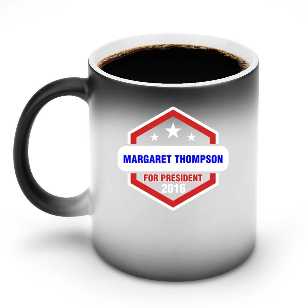 Margaret Thompson For President 2016 Boardwalk Empire TV Show Discoloration Mug