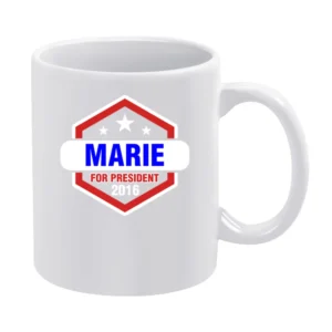 Marie For President 2016 The Red Road TV Show White Mug