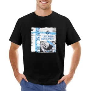 Marine Girls Lazy Ways Album Cover Distressed Image Asian Size Men T-Shirt