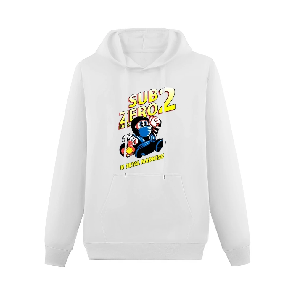 Mario Mortal Madness combat subzero bros funny parody Men Hoodie With Pocket