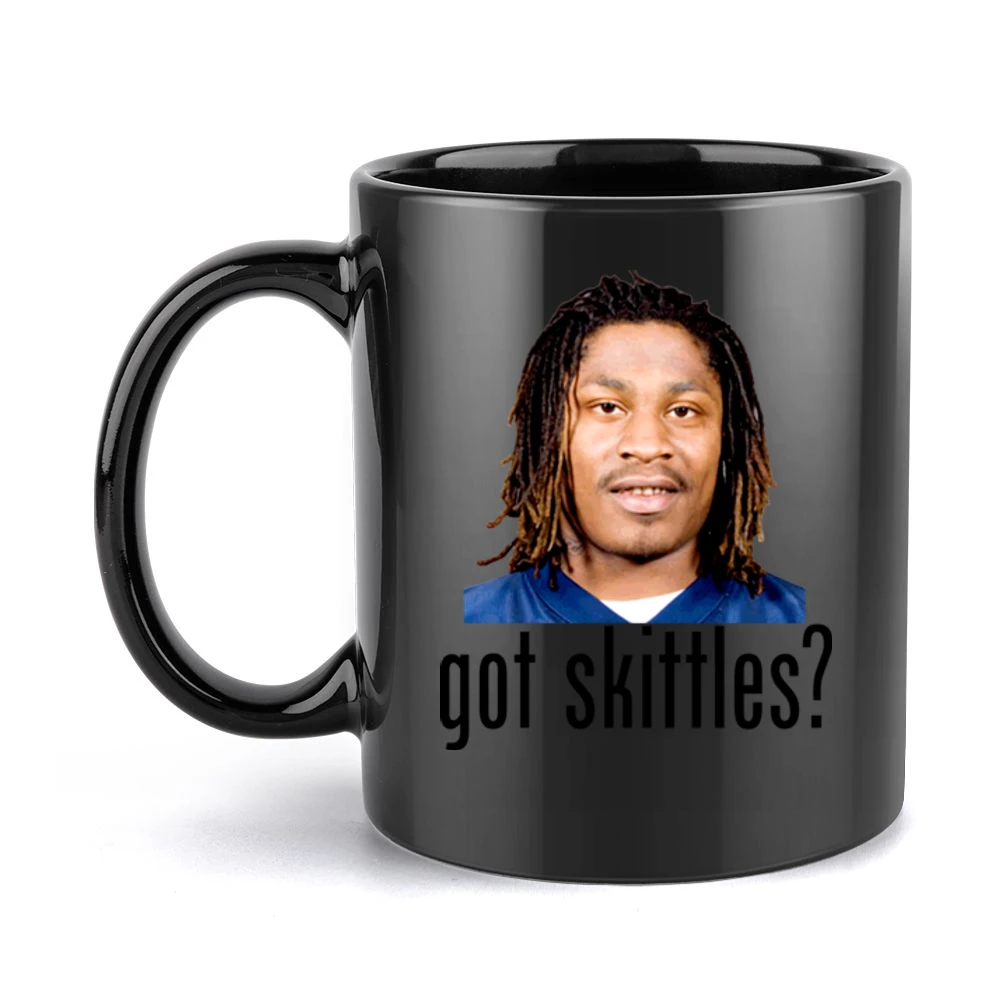 Marshawn Lynch Got Skittles Black Mug