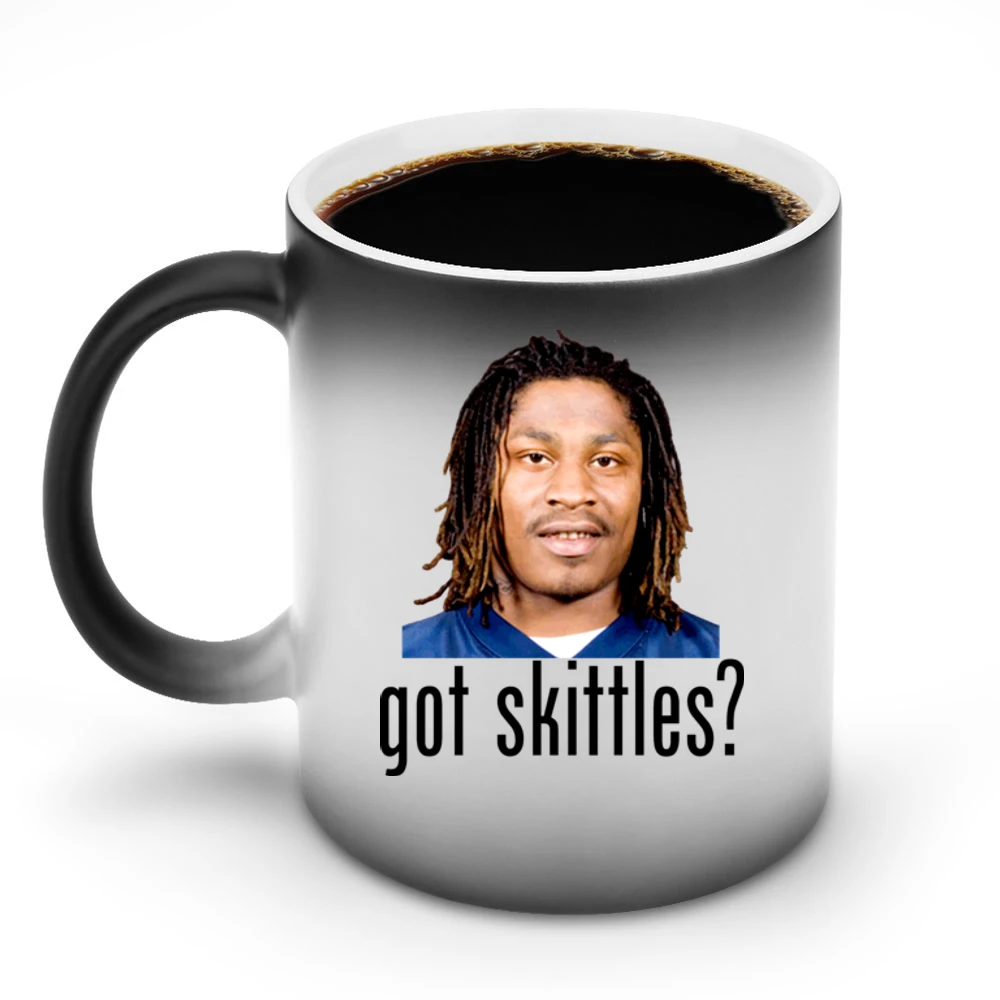 Marshawn Lynch Got Skittles Discoloration Mug