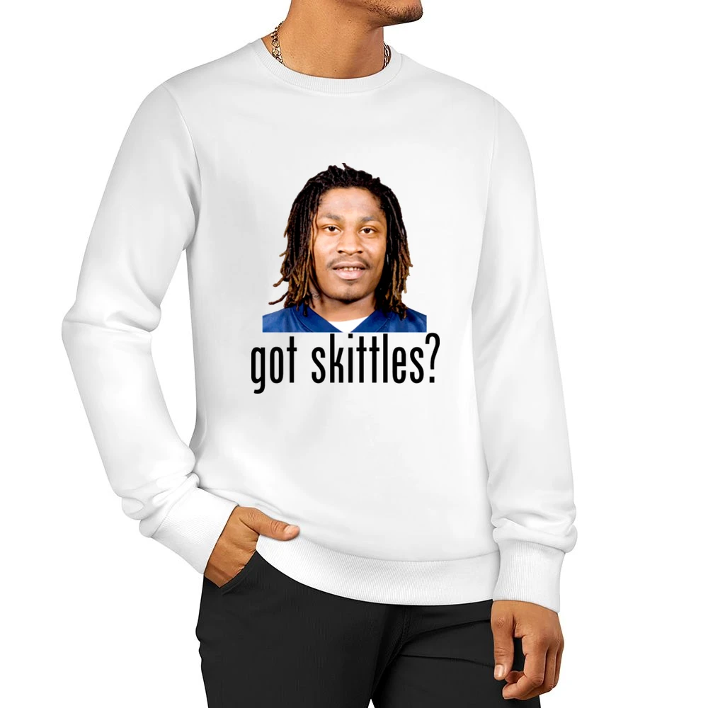 Marshawn Lynch Got Skittles Men Pullover Sweatshirt