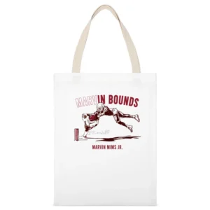 Marvin Mims Touchdown Catch Oklahoma Football Fan White Canvas Tote Shopping Bag