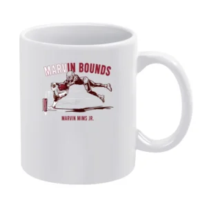 Marvin Mims Touchdown Catch Oklahoma Football Fan White Mug