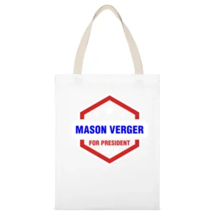 Mason Verger For President 2016 Hannibal TV Show White Canvas Tote Shopping Bag
