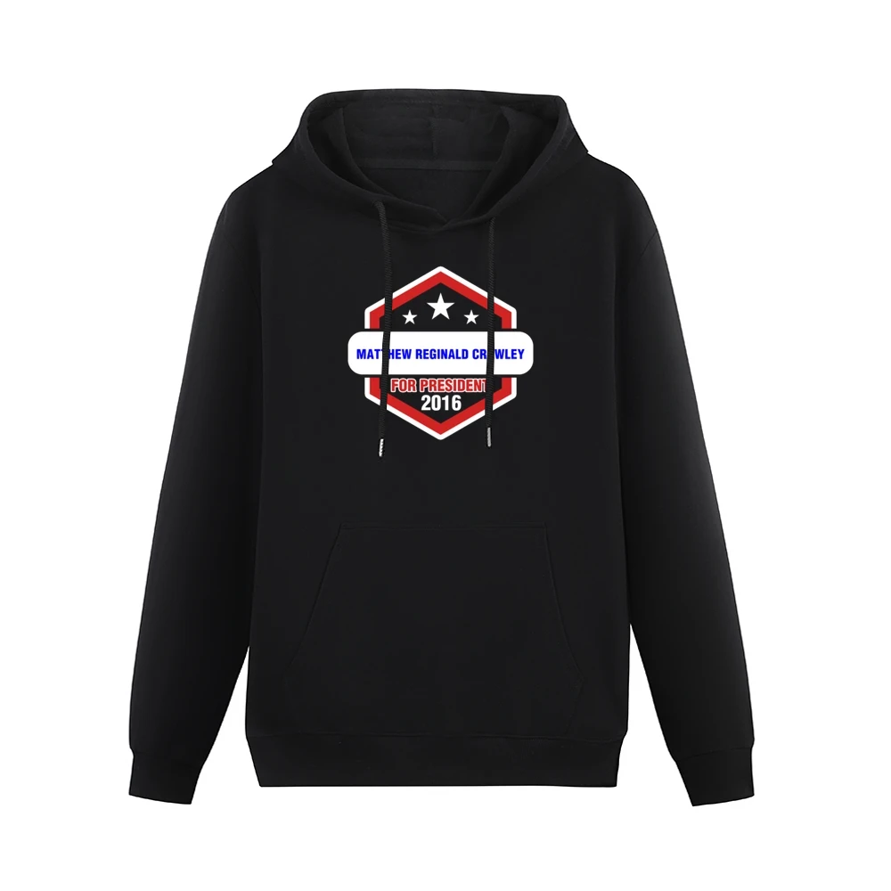 Matthew Reginald Crawley For President 2016 Downton Abbey TV Show T Sh Men Hoodie With Pocket