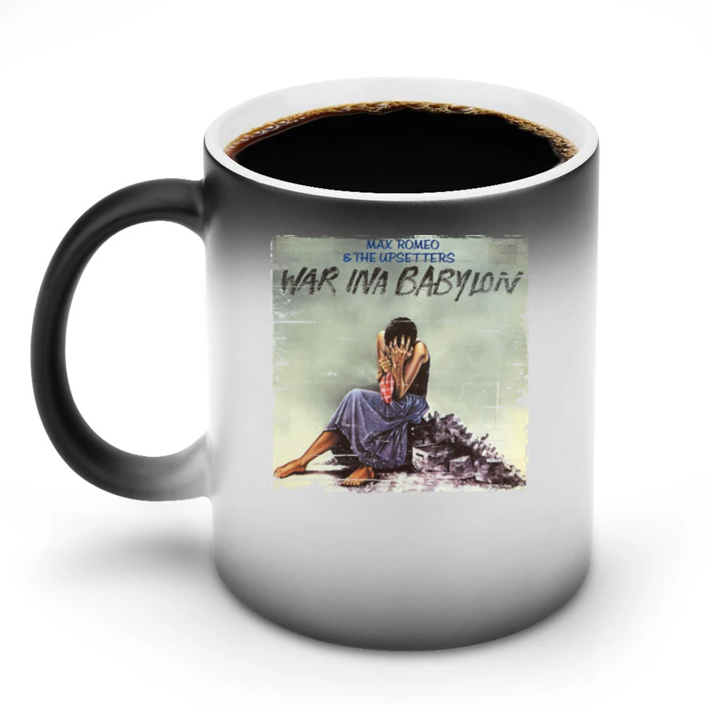 Max Romeo War In A Babylon Album Cover Distressed Image Discoloration Mug