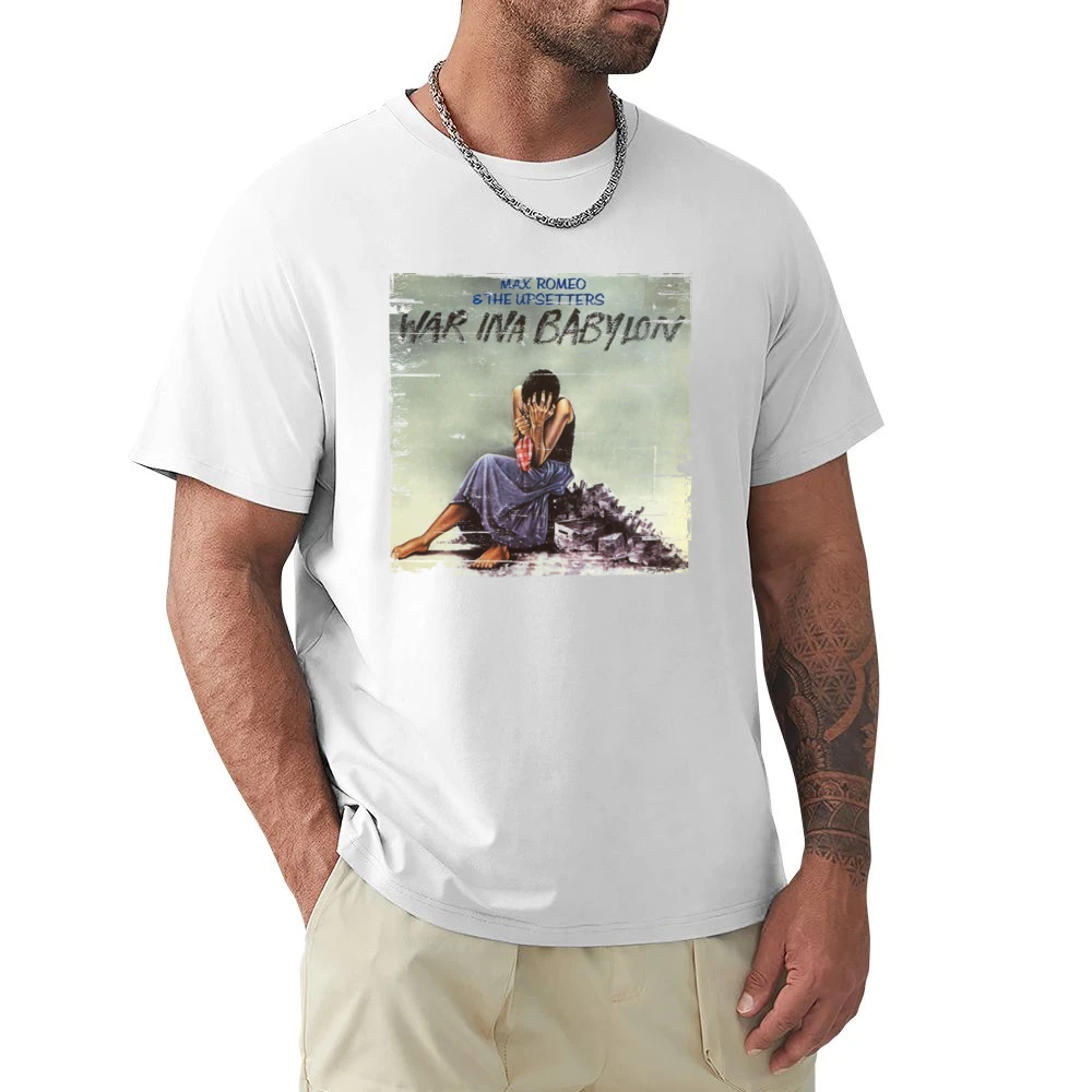 Max Romeo War In A Babylon Album Cover Distressed Image Premium Men T-shirt