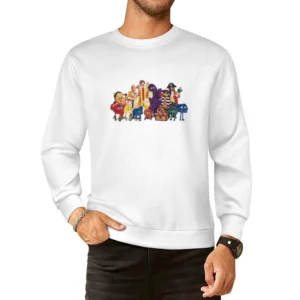 Mcdonalds Fast Food Vintage Characters Fun Cool Ronald Hamburglar Dist European Size Pullover Sweater