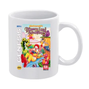 Mcdonalds Treasure Land Adventure Sega Genesis Old School Retro Video White Mug