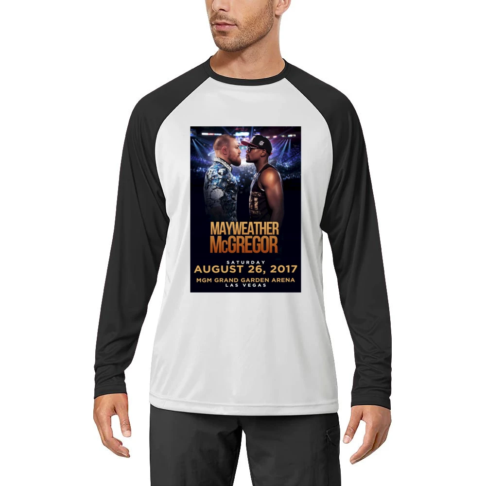 Mcgregor Mayweather Fight Promo Boxing Men Long Sleeve T-Shirt