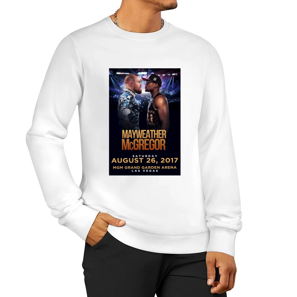 Mcgregor Mayweather Fight Promo Boxing Men Pullover Sweatshirt