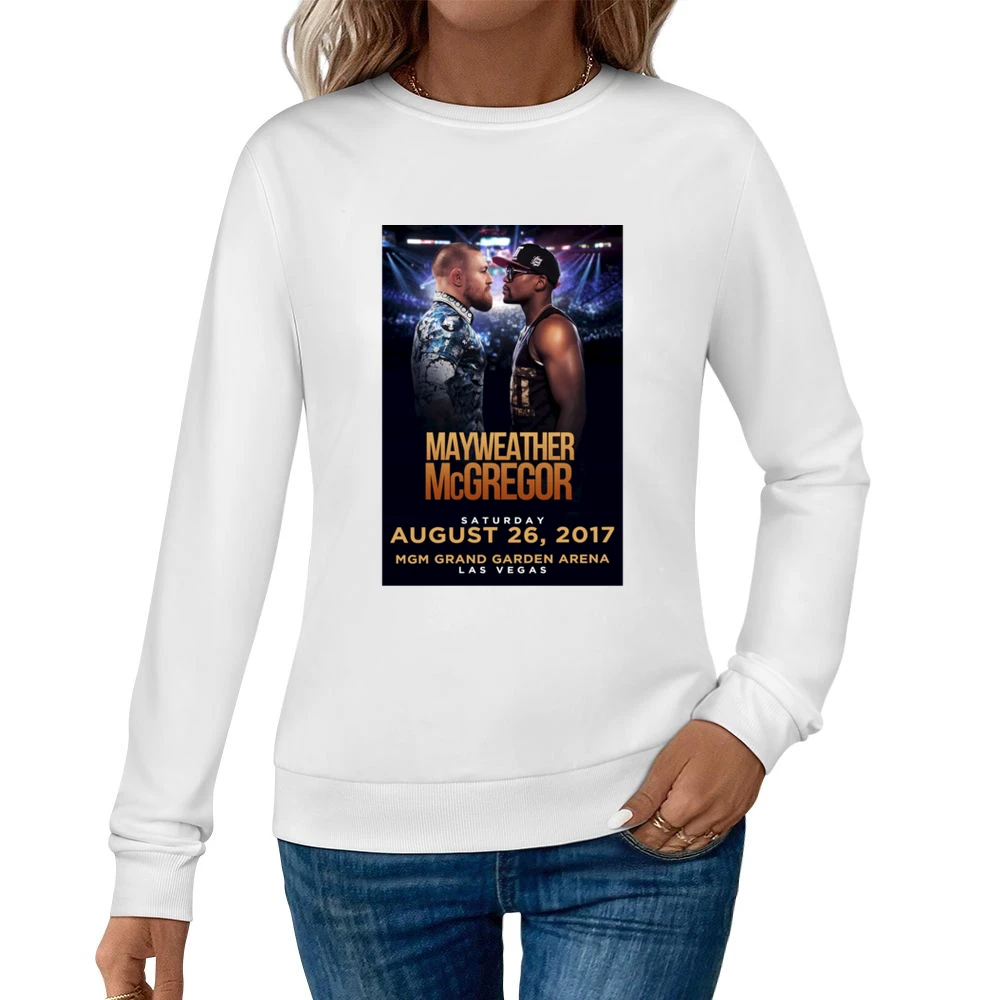 Mcgregor Mayweather Fight Promo Boxing Women Pullover Sweatshirt