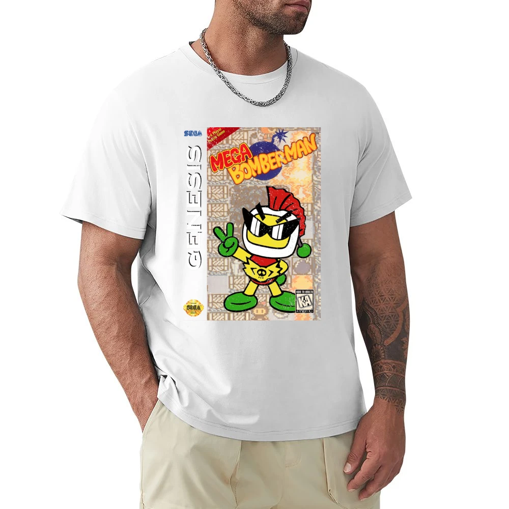 Mega Bomberman Sega Genesis Old School Retro Video Game Fan Distressed Premium Men T-shirt
