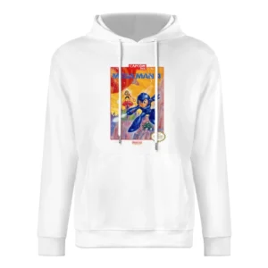 Mega Man 4 Nes Nintendo Old School Retro Video Game Fan Distressed T S European Size Men Hoodie