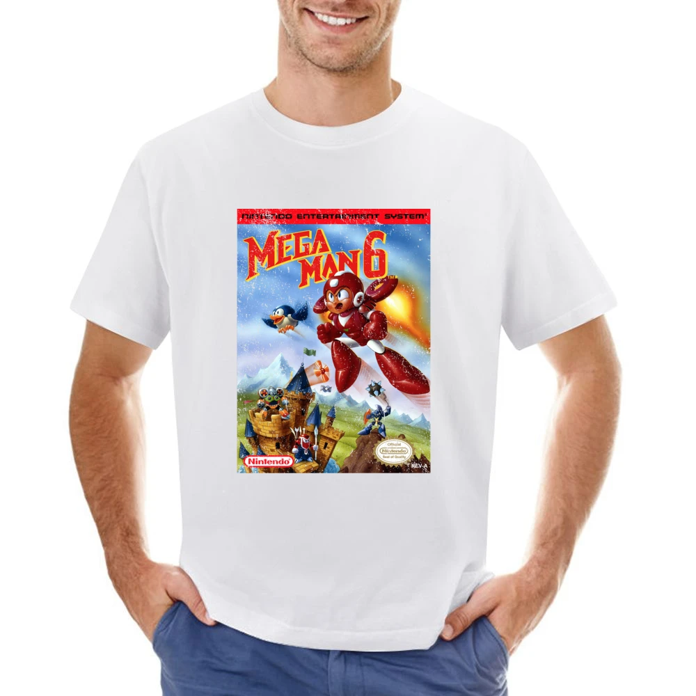 Mega Man 6 Nes Nintendo Old School Retro Video Game Fan Distressed T S Asian Size Men T-Shirt