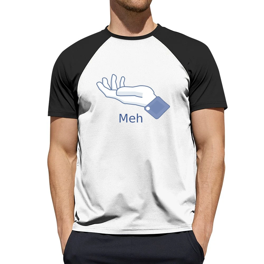 Meh sign hand finger Men Short Sleeve T-Shirt