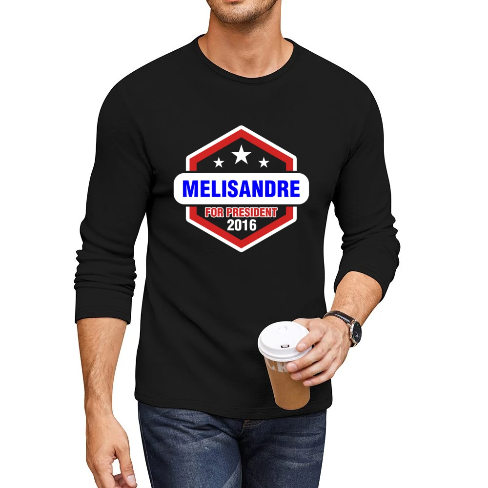 Melisandre For President 2016 Game of Thrones TV Show Men CrewNeck Long Sleeve T-Shirt