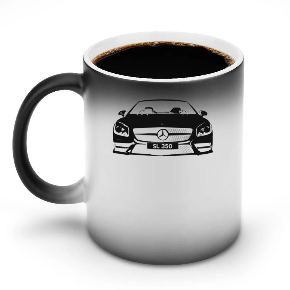 Mercedes Benz SL 350 Spyder Convertible Graphic Car Enthusiast Discoloration Mug