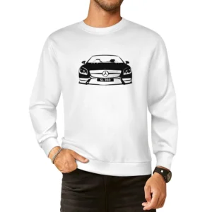 Mercedes Benz SL 350 Spyder Convertible Graphic Car Enthusiast European Size Pullover Sweater