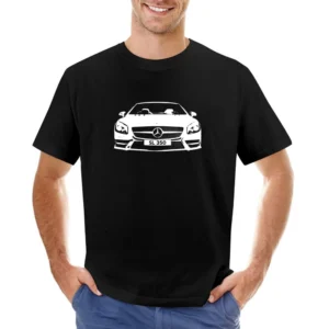 Mercedes Benz SL 350 Spyder Convertible Graphic Car Lover Asian Size Men T-Shirt