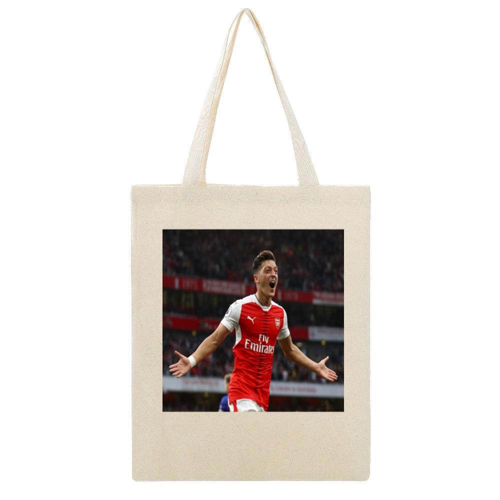 Mesut Ozul Arsenal Tshirt (all colors and styles available) Beige Canvas Tote Shopping Bag