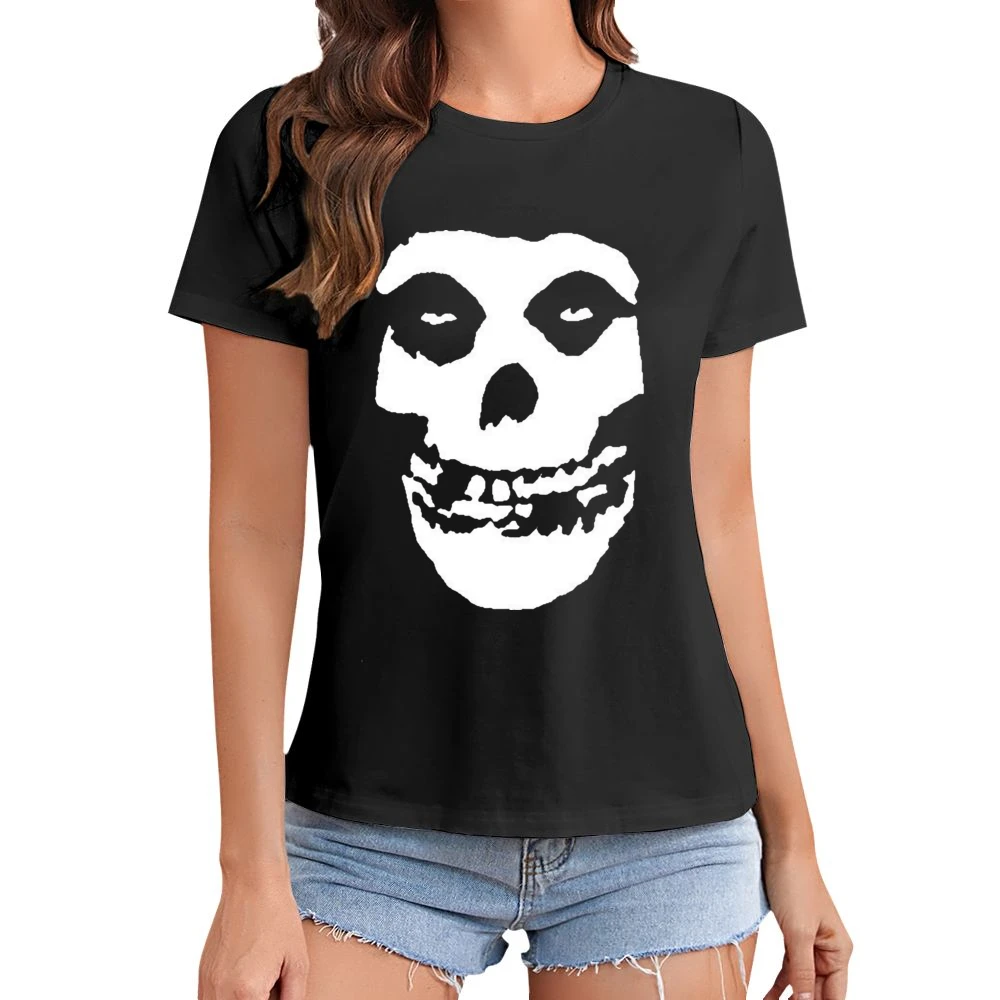 Metal Band horror misfit Asian Size Women Ladies T-shirt