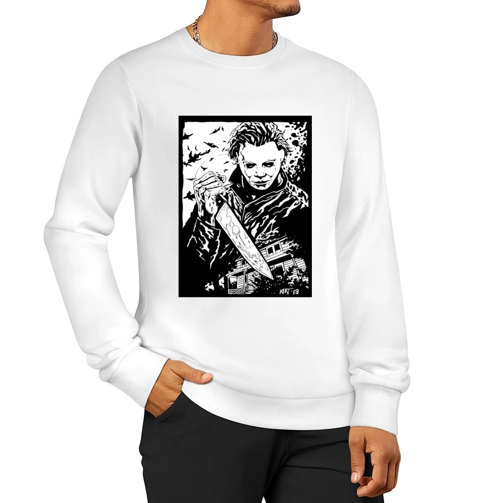 Michael Myers Tee Men Pullover Sweatshirt