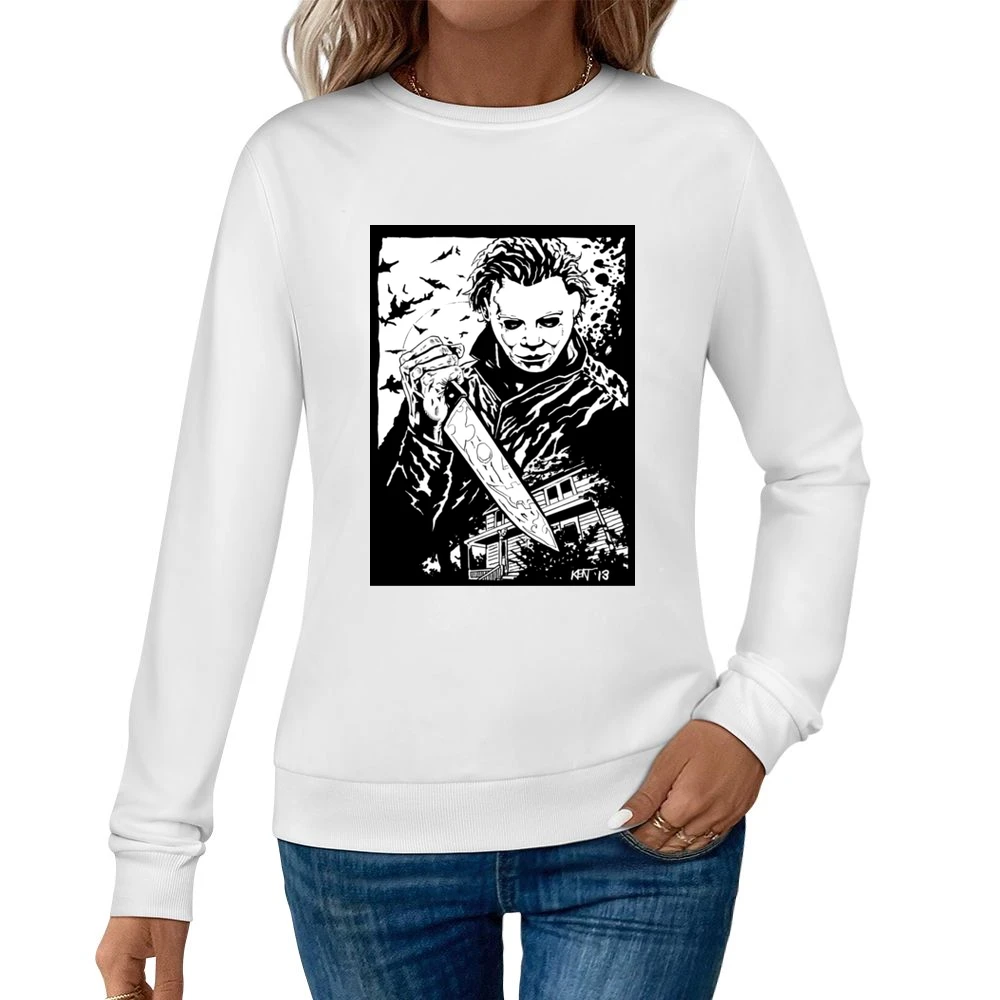 Michael Myers Tee Women Pullover Sweatshirt