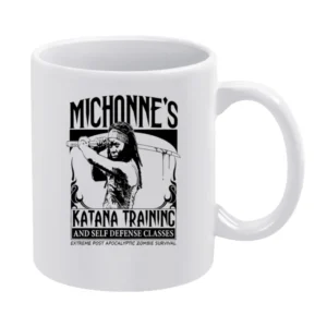 Michonne's Training Tshirt White Mug