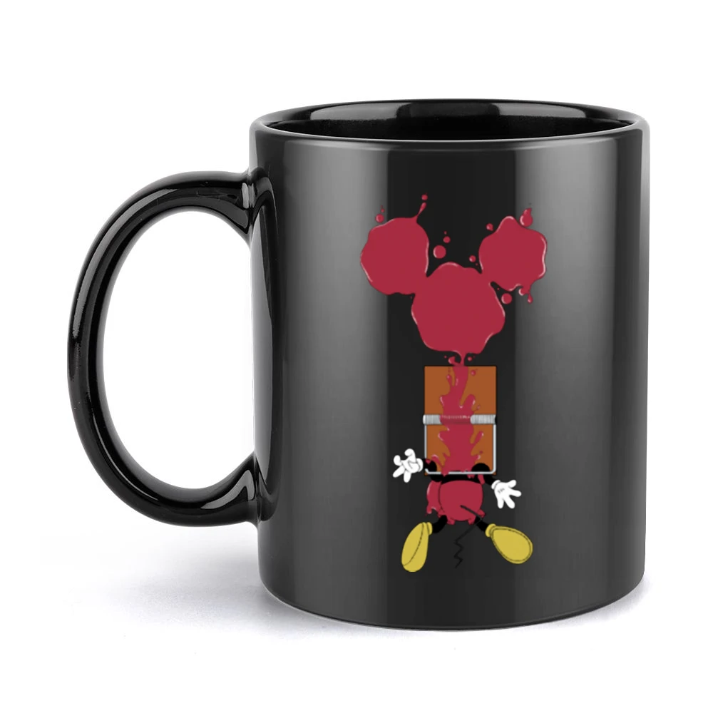 Mickey Mouse Trapped funny Black Mug
