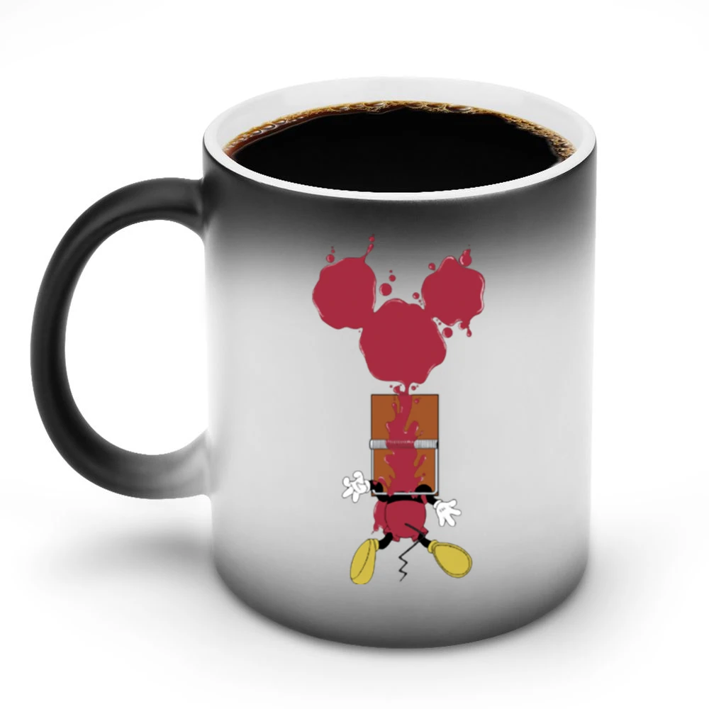 Mickey Mouse Trapped funny Discoloration Mug