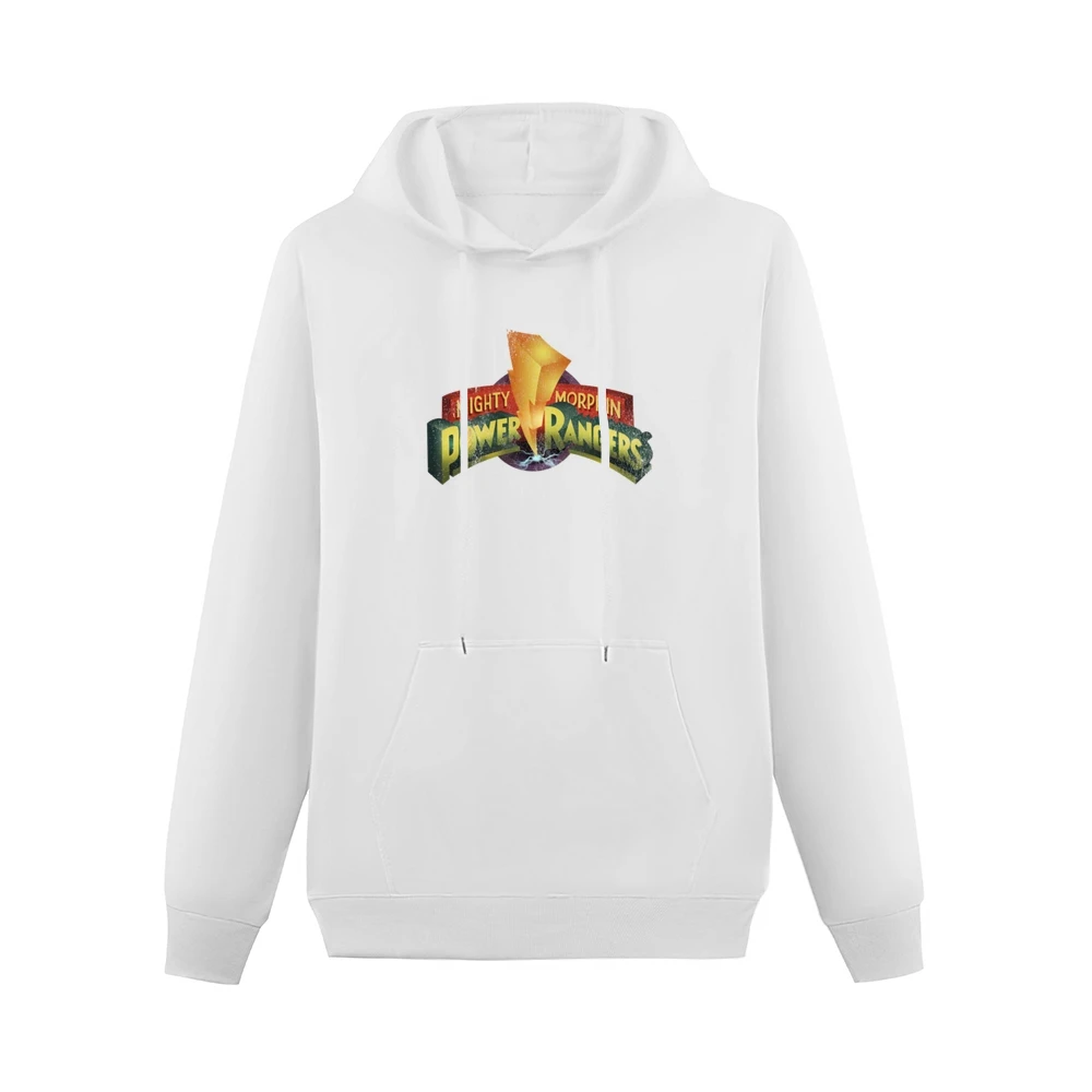 Mighty Morphin Power Rangers Fun Cool Vintage Retro Graphic Distressed Men Hoodie With Pocket