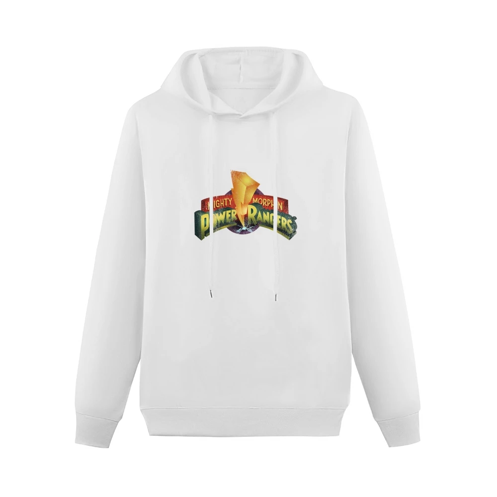 Mighty Morphin Power Rangers Fun Cool Vintage Retro Graphic Distressed Men Hoodie Without Pocket