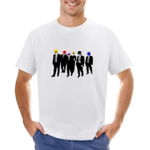 Mighty Morphin reservoir dog power ranger parody funny Asian Size Men T-Shirt