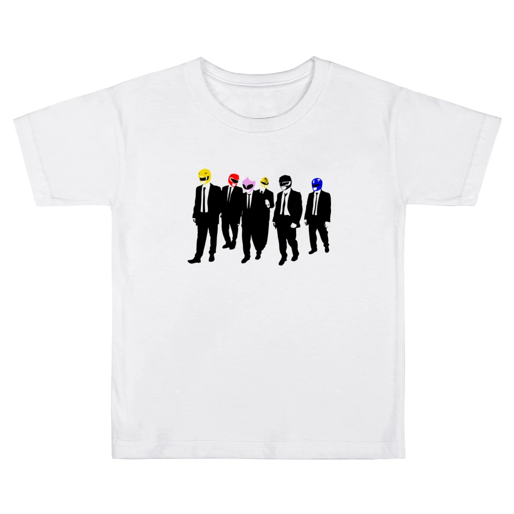 Mighty Morphin reservoir dog power ranger parody funny Kids Boys Girls T-Shirt