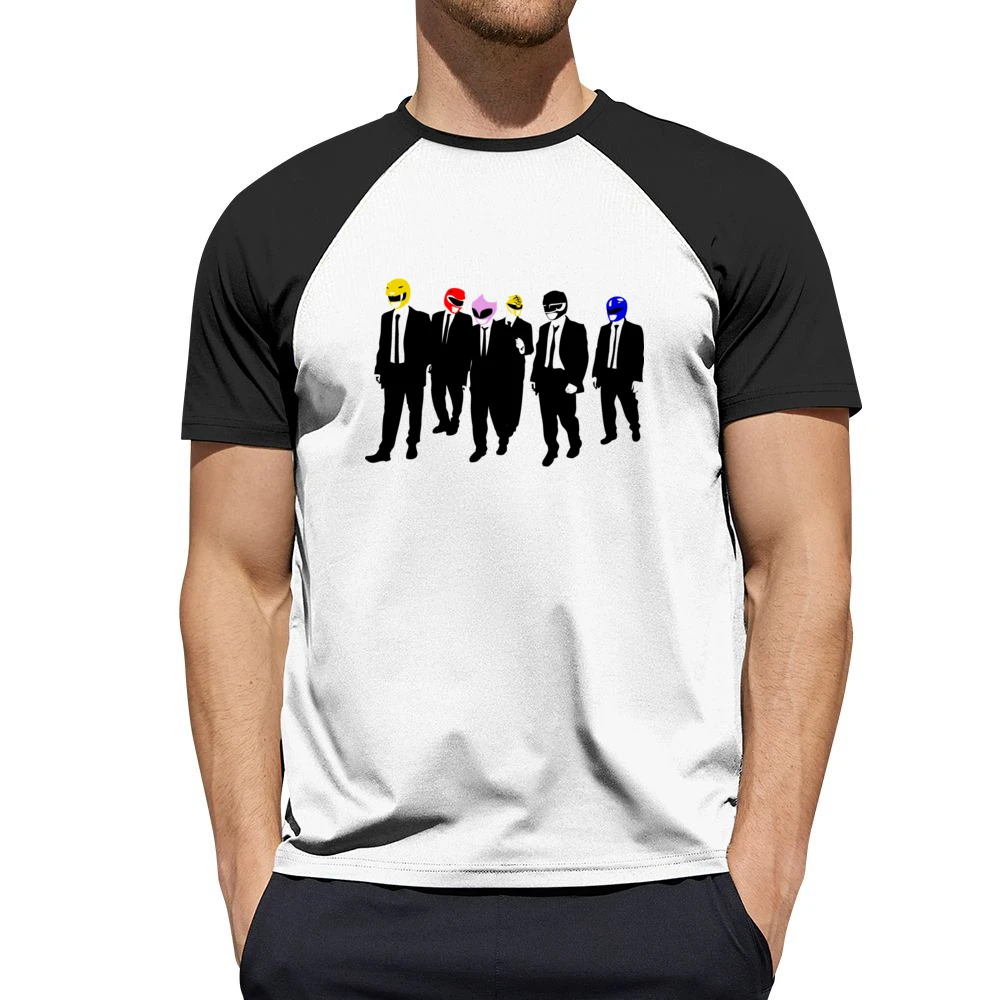 Mighty Morphin reservoir dog power ranger parody funny Men Short Sleeve T-Shirt