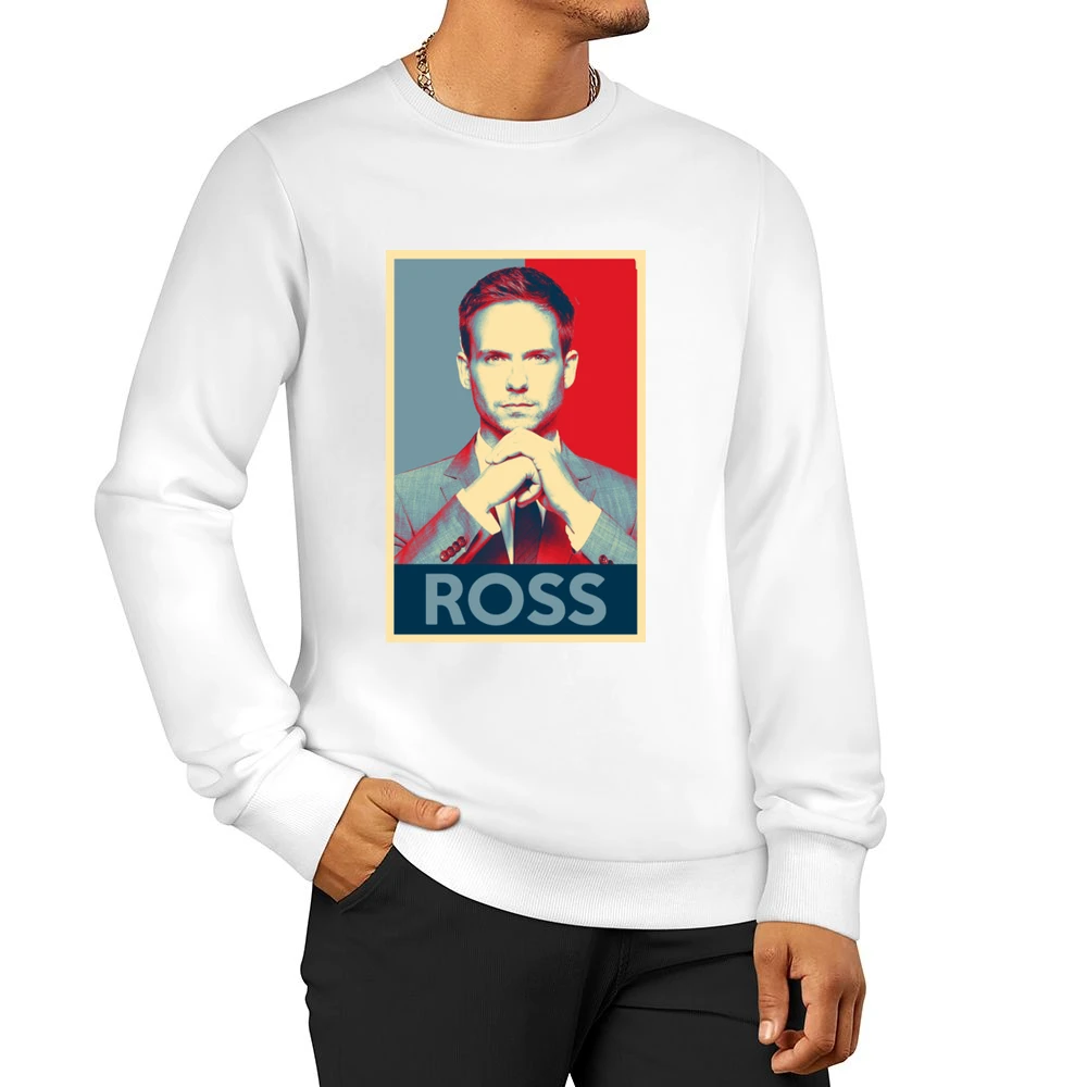 Mike Ross Funny Obama Hope Parody Poster Political Suits Graphic TV Sh Men Pullover Sweatshirt