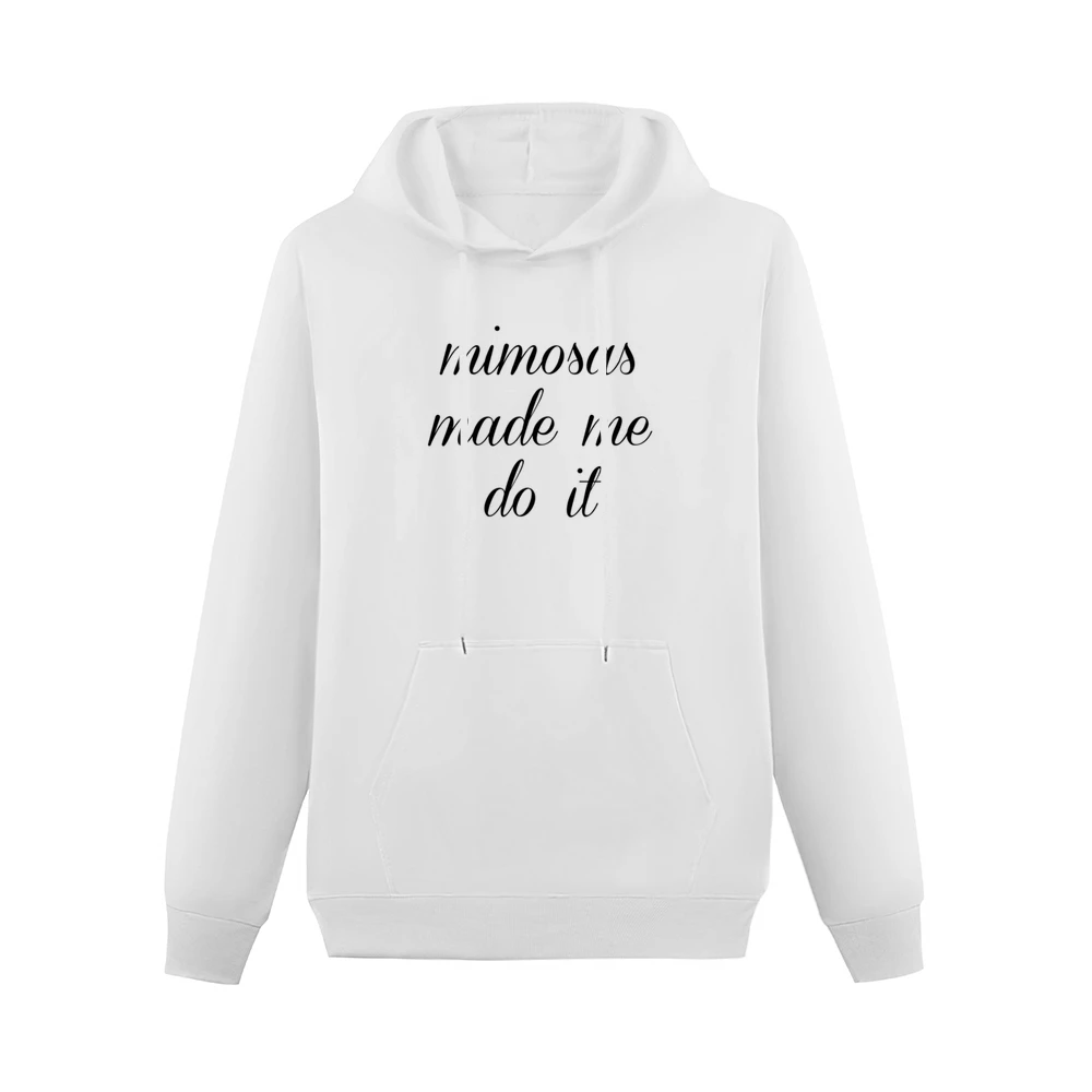 Mimosas Made Me Do It Funny Brunch Party Graphic Men Hoodie With Pocket