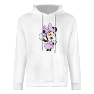 Minnie Mouse Vintage Selfie Popular Distressed Graphic Disney Fan T Sh European Size Men Hoodie