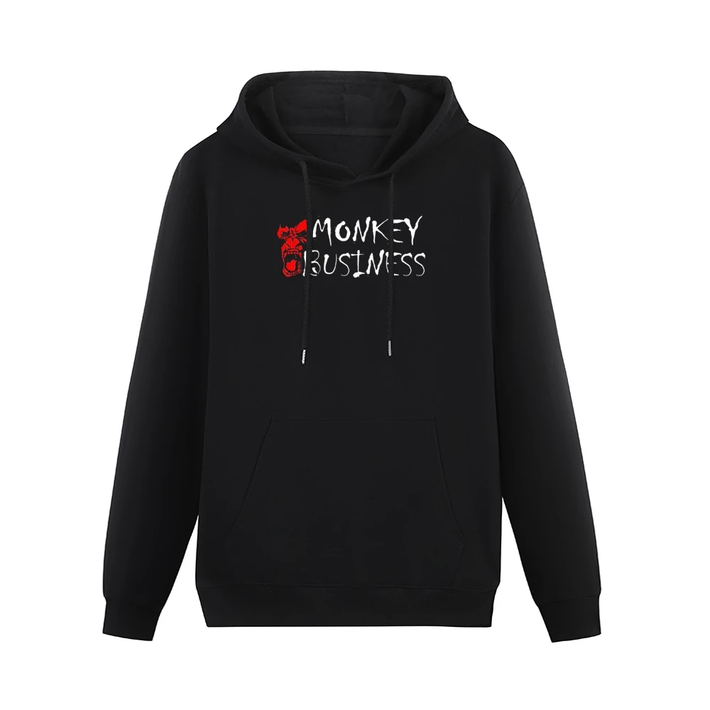 Monkey Business funny ape animals Men Hoodie With Pocket